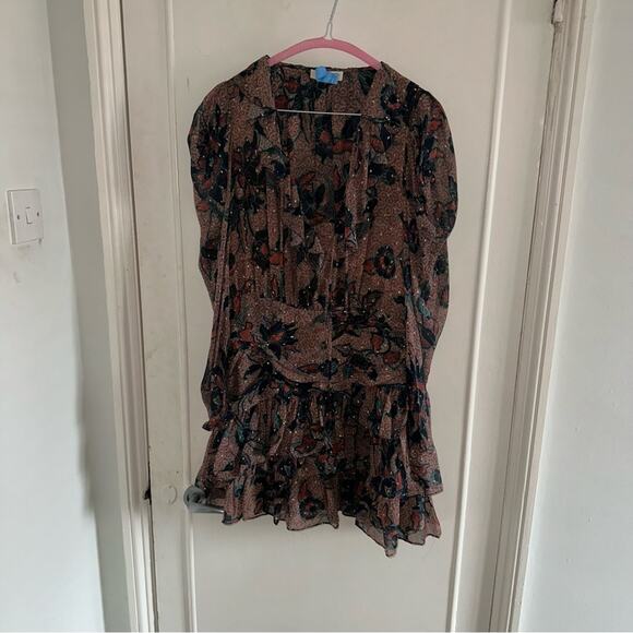 Ulla Johnson Dresses & Skirts - Ulla Johnson Floral Ruffle Dress